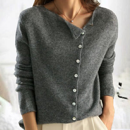 Camille - Elegant cardigan i ull