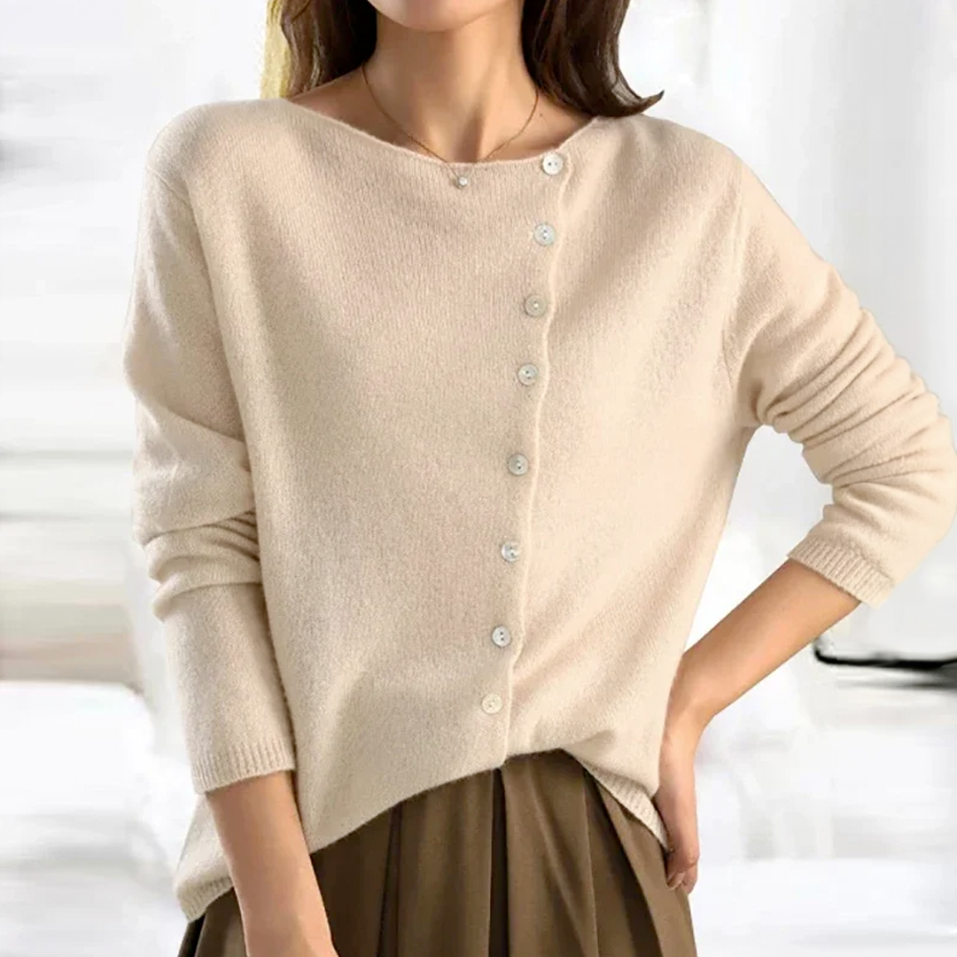 Camille - Elegant cardigan i ull