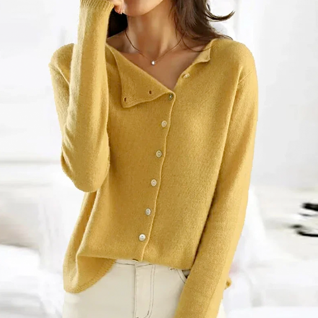 Camille - Elegant cardigan i ull